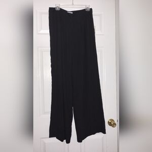 Carmen Marc Valvo Black Women's Wide-Leg Pants
